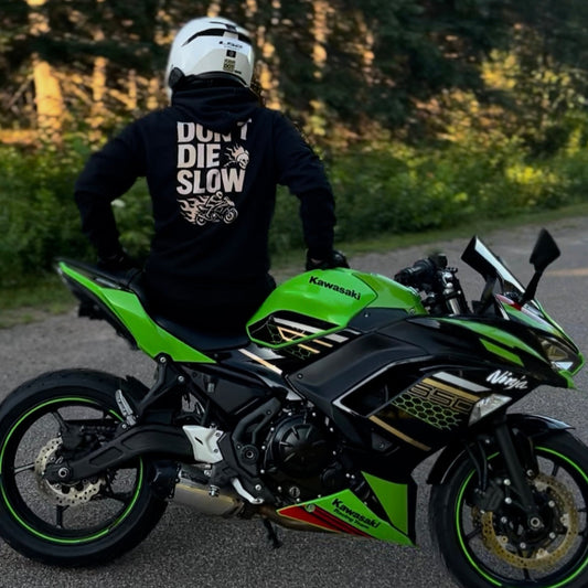 REFLECTIVE DON'T DIE SLOW HOODIE